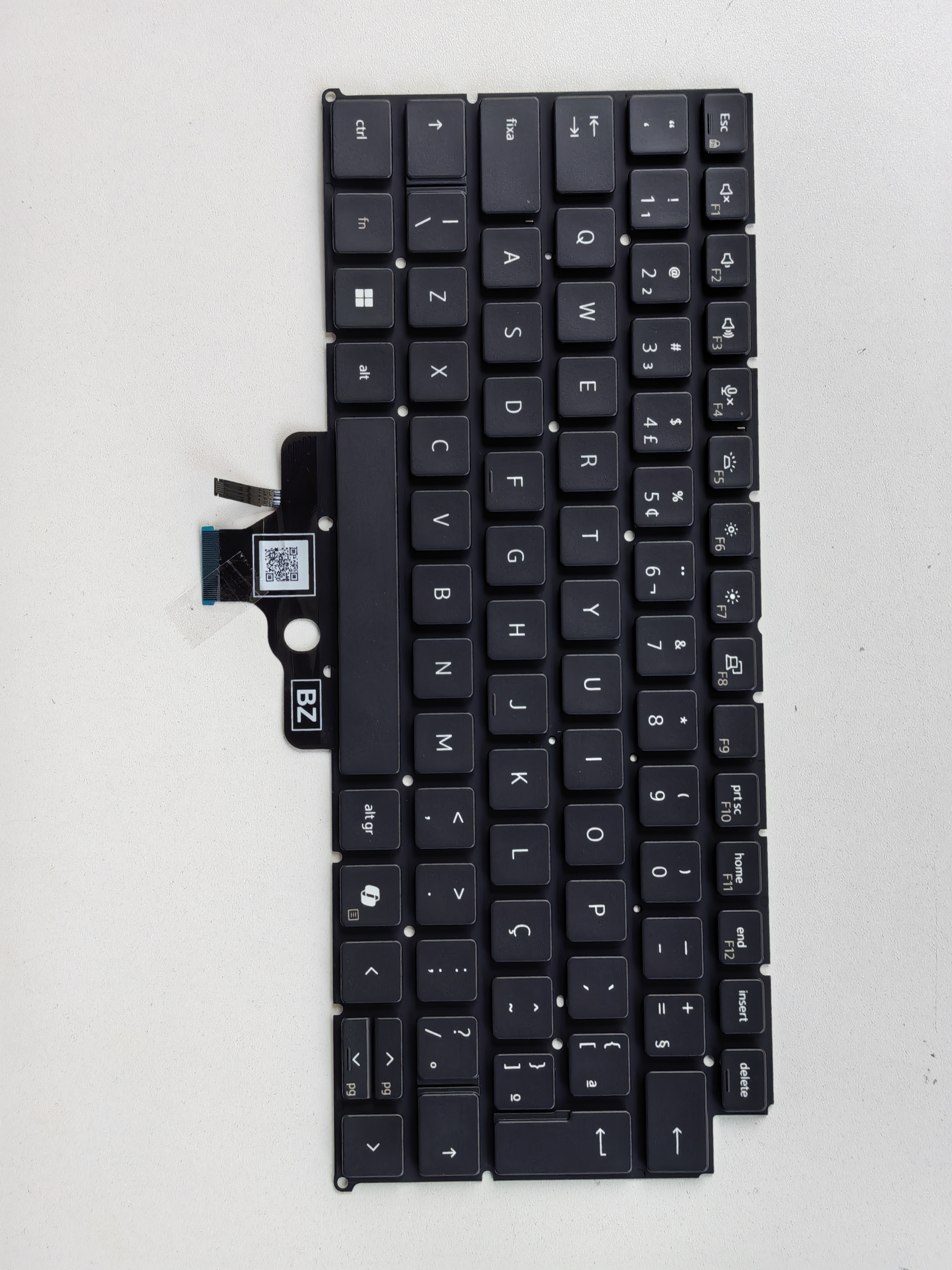 Picture of New Replacement Laptop Keyboard For DELL 7340/7340 2-in-1/Latitude 7340 P178G Colorful backlight BLACK Backlit BR Layout